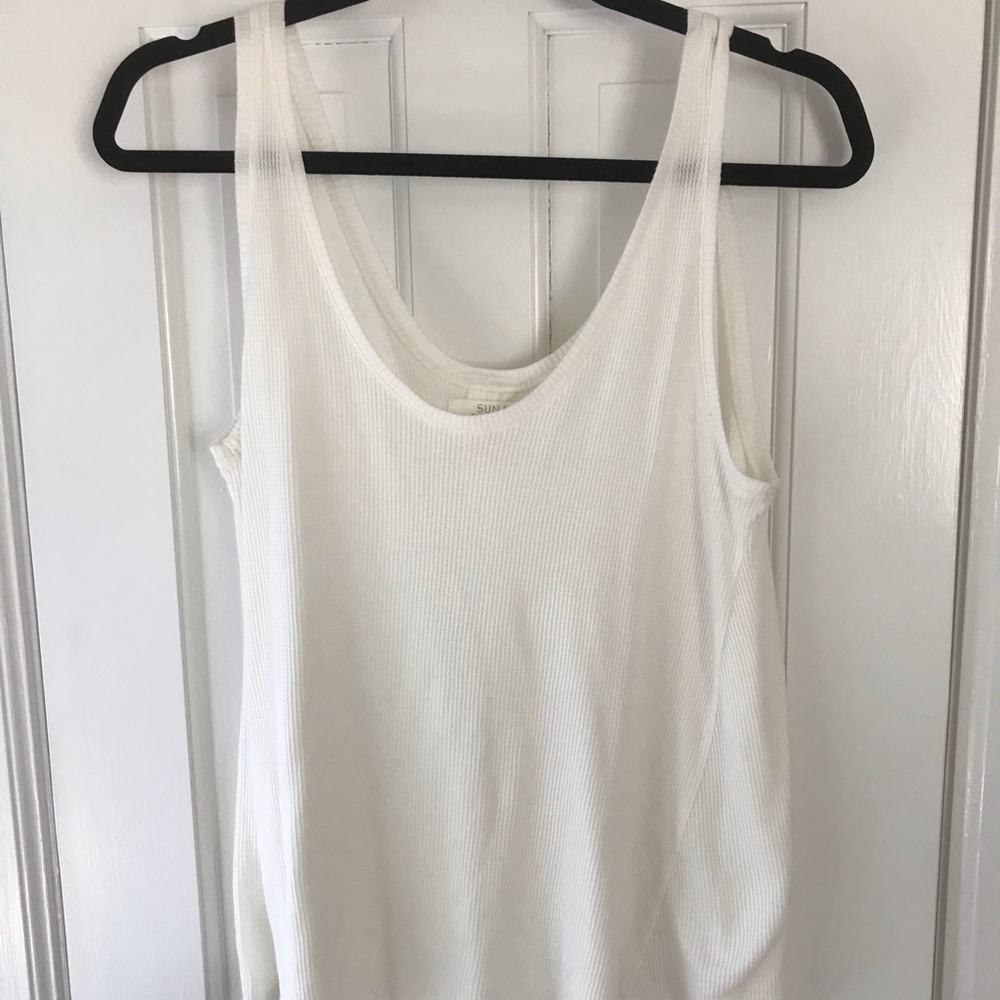 White tank top